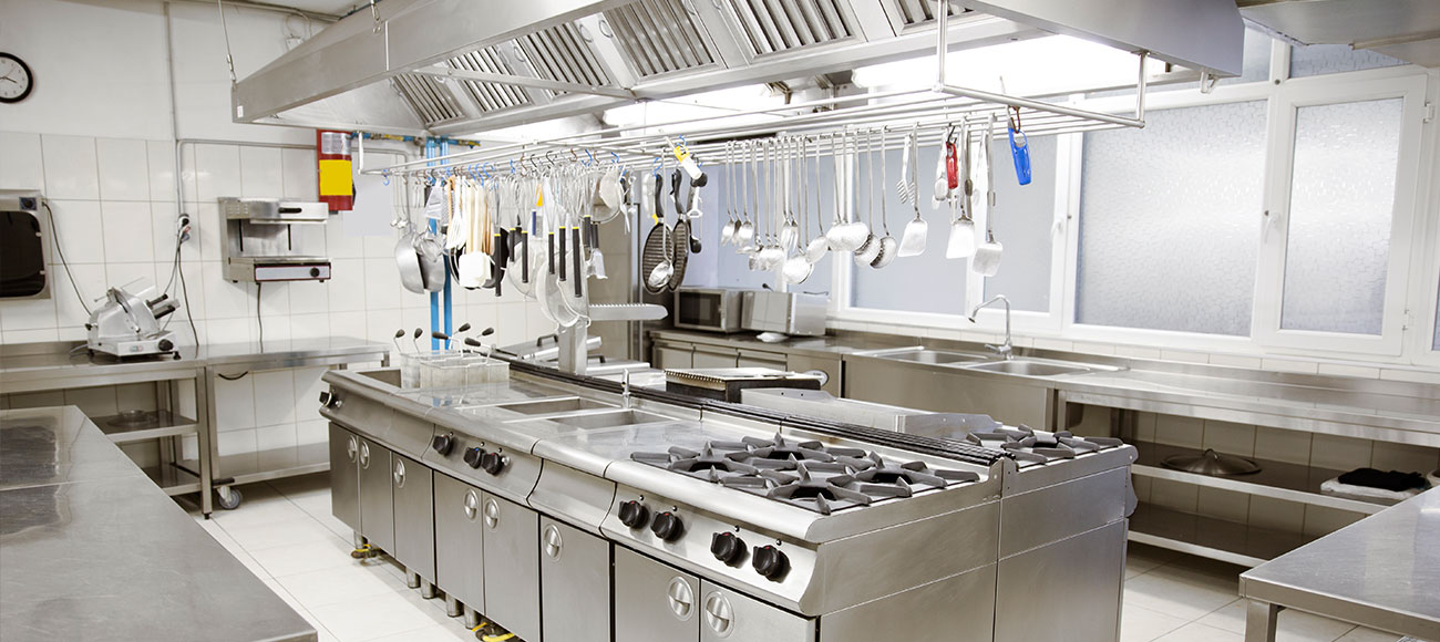 20-50人星級酒店廚房3D效果圖