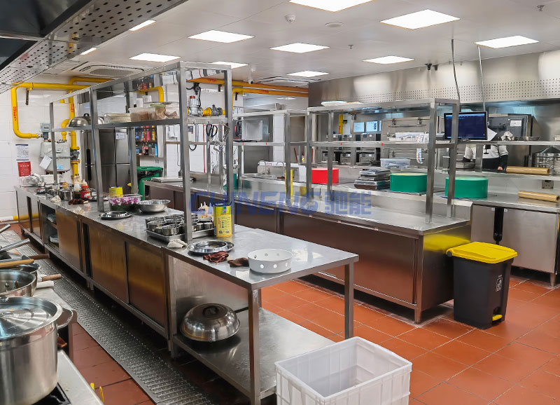 廣州白云天降美食機器人中餐廳廚房烹飪區設備
