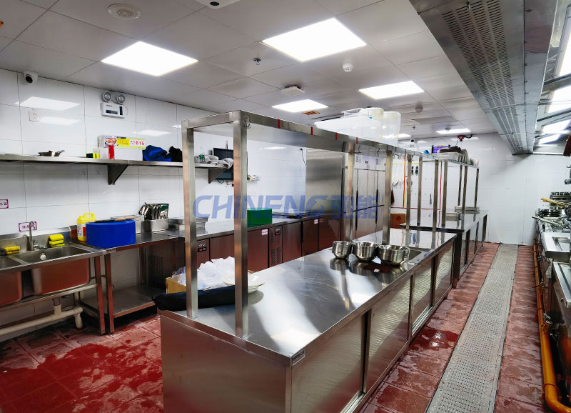 廣州白云天降美食機器人中餐廳清洗區