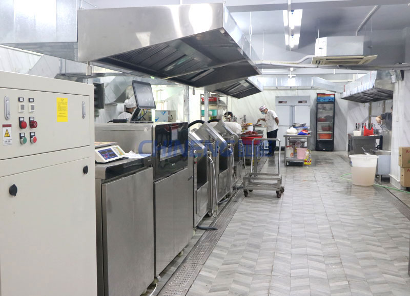 北斗星智能餐廳廚房烹飪間