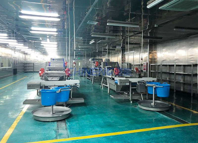 山西電力職業技術學院食堂蔬菜清洗線