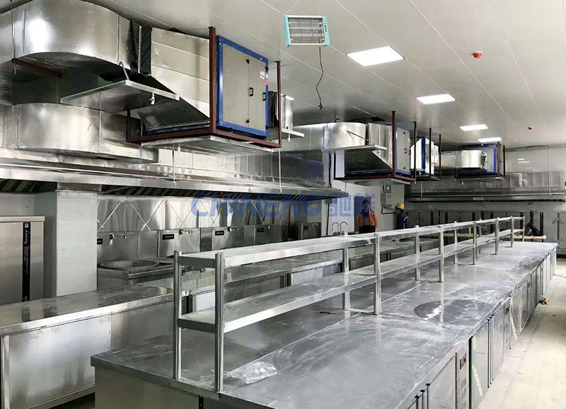 山西電力職業技術學院食堂烹飪區設備