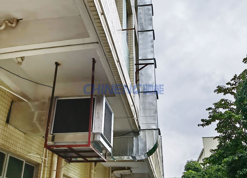 科視光學(xué)員工食堂廚房風(fēng)機