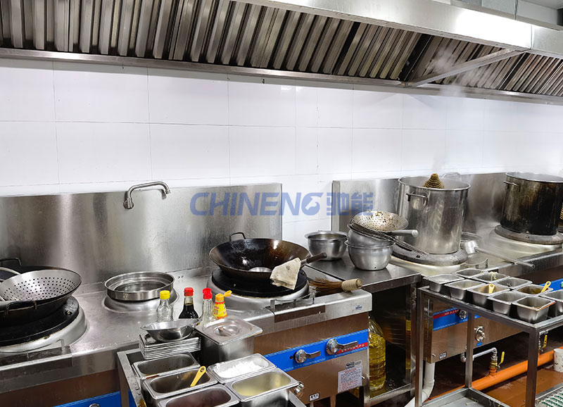 深圳南山云海肴連鎖廚房烹飪間設備