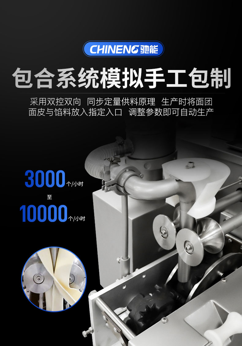 馳能全自動餃子機包合系統