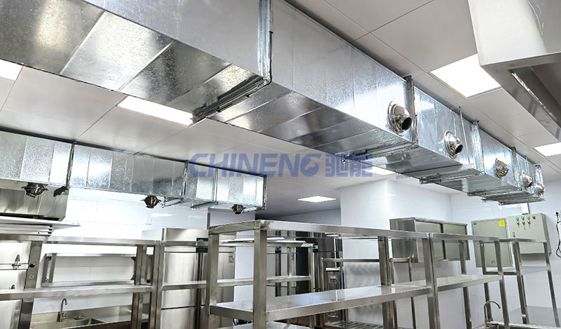 帝先生高級會所廚房新風(fēng)系統(tǒng)