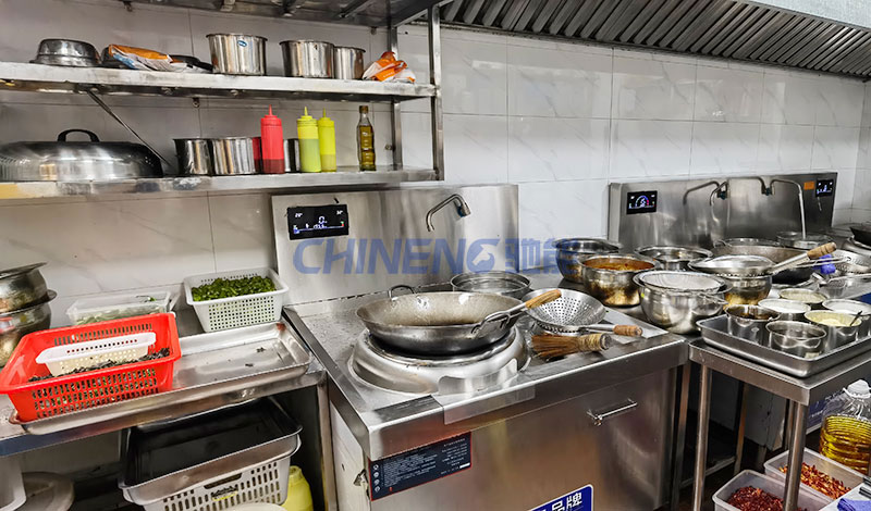 喜蛙銅鍋牛蛙廚房烹飪區