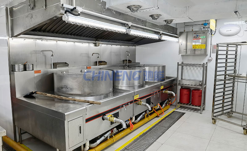 鑫輝餐飲智谷餐廳烹飪區設備