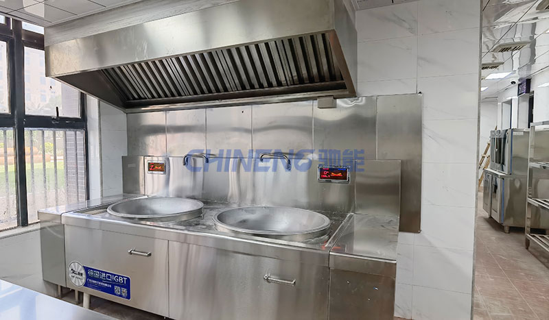 中山百盛生物科技食堂烹飪區設備