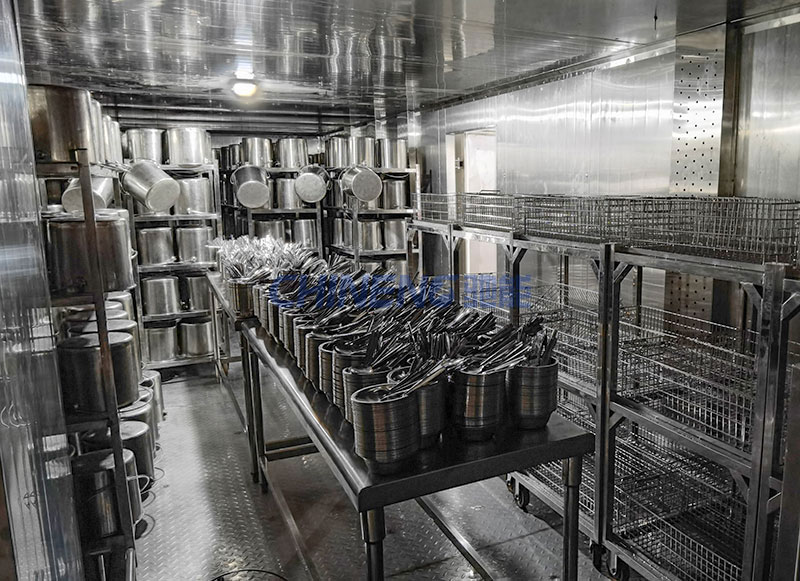 虎門捷勝小學食堂消毒房