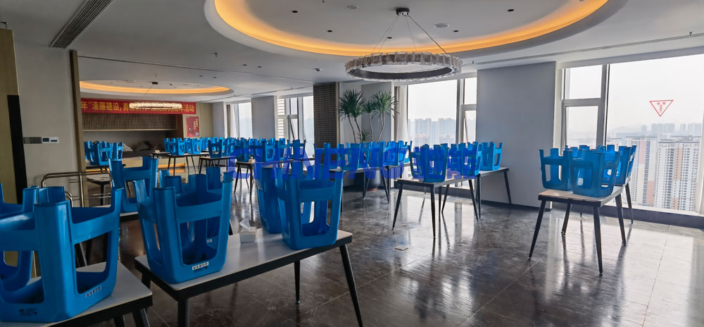 深圳貝特瑞31樓貴客接待廚房工程用餐區