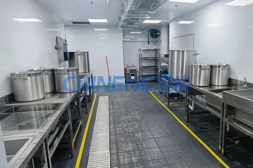 深圳貝特瑞員工食堂廚房工程加工區(qū)